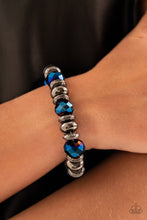 Load image into Gallery viewer, Interstellar Influencer - Blue Metallic Necklace Set
