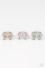 Load image into Gallery viewer, Starlet Shimmer - Silver Butterfly Rings
