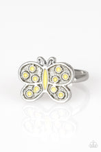Load image into Gallery viewer, Starlet Shimmer - Silver Butterfly Rings

