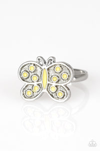 Starlet Shimmer - Silver Butterfly Rings
