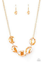 Load image into Gallery viewer, Cosmic Closeup - Gold Necklace
