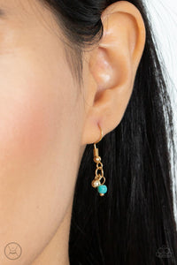 Sahara Social - Gold Turquoise Stones Choker Neclace