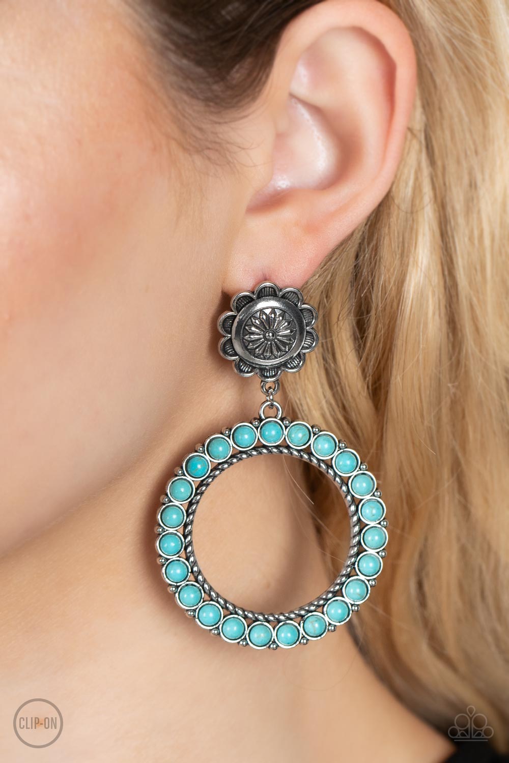 Playfully Prairie - Blue Clip On