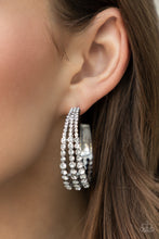 Load image into Gallery viewer, Cosmopolitan Cool - White Earrings
