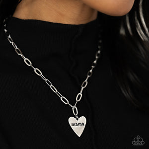 Mama Cant Buy You Love - Silver Inspiration Necklace