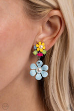 Load image into Gallery viewer, Festive Florals - Blue Clip On
