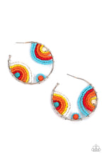 Load image into Gallery viewer, Rainbow Horizons - Multi Turquoise - Paparazzi earrings
