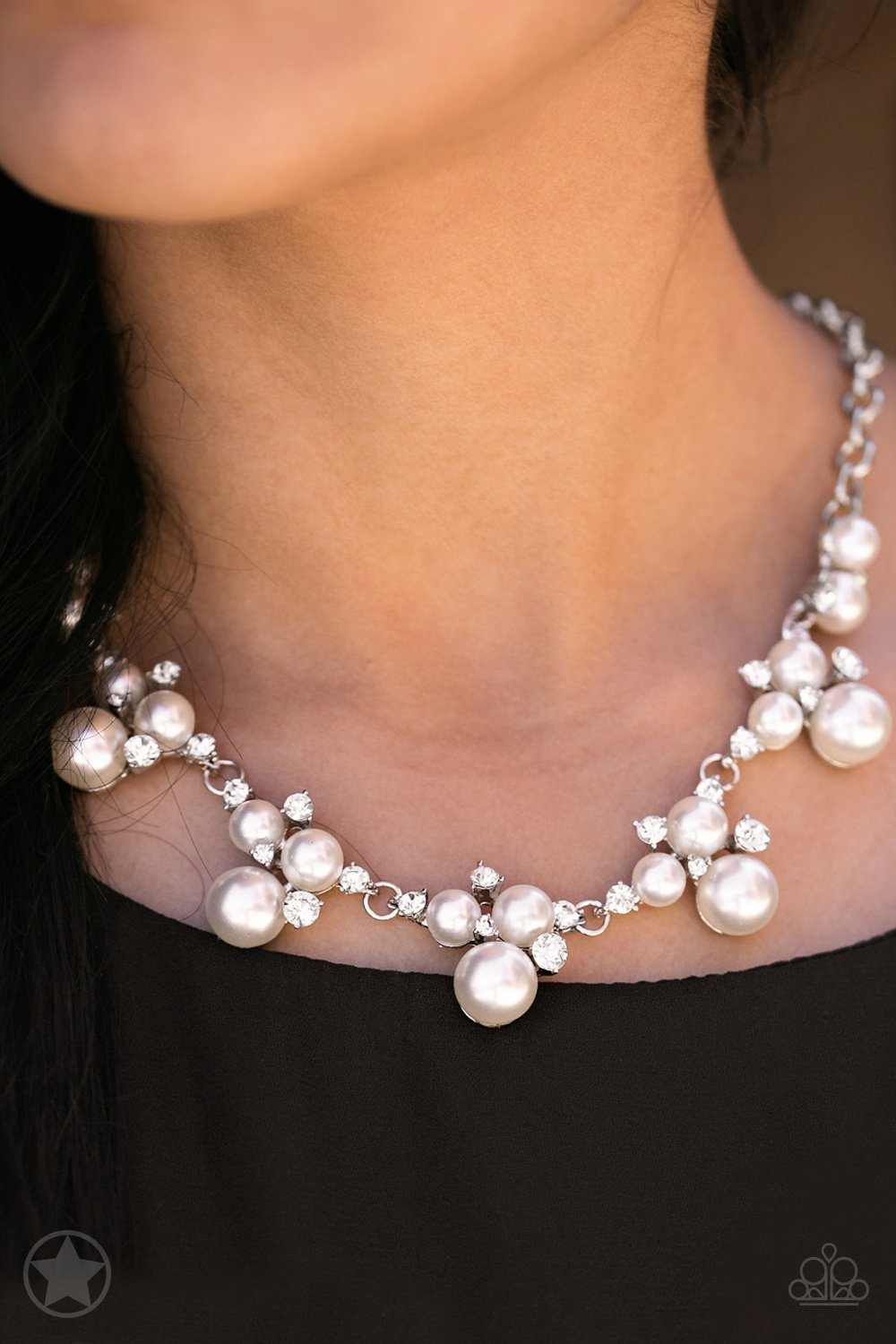 Toast To Perfection - White Pearl Necklace